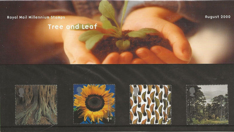 GB 2000 SG 2156-2159  Pack: 314 Millennium Projects Tree and Leaf