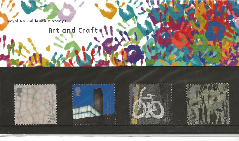 GB 2000 SG 2142-2145  Pack: 311 Millennium Projects Art and Crafts