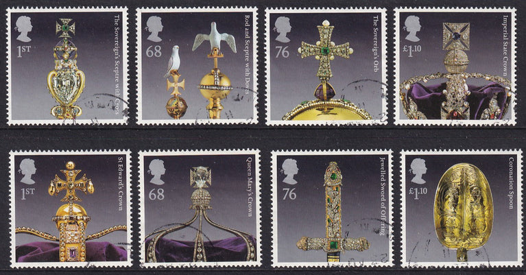 GB 2011 SG 3207 - 3214 Crown Jewels VFU