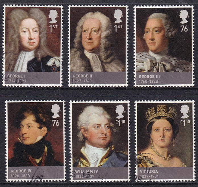 GB 2011 SG 3223 - 328 Kings & Queens 5th Issue House of Hanover  VFU