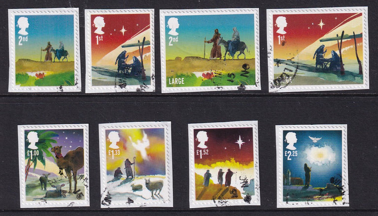 GB 2015 SG 3771-3778 Christmas VFU