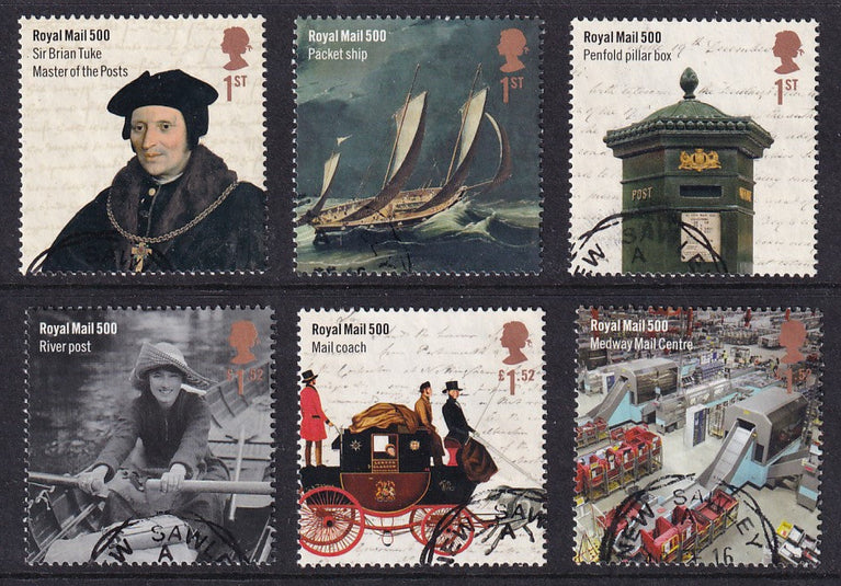 GB 2016 SG 3795-3800 Royal Mail 500 VFU