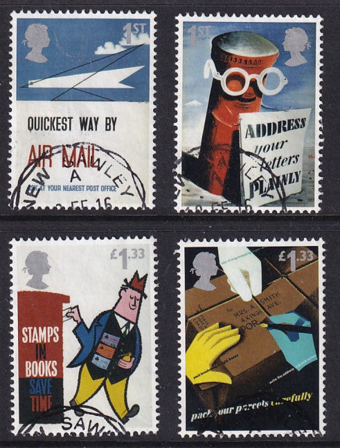 GB 2016 SG 3802 - 3805 Royal Mail 500 (Stamps from MS 3801) VFU
