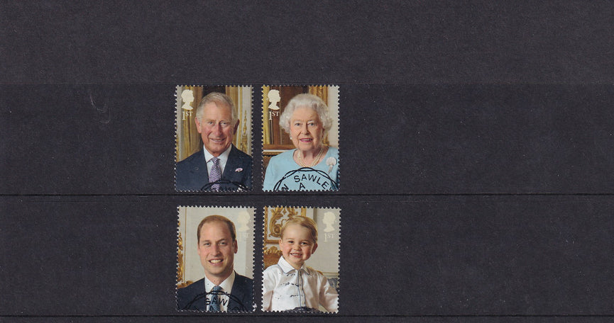 GB 2016 SG 3833 - 3836 Queen's 90th Birthday (Stamps from MS3832) VFU