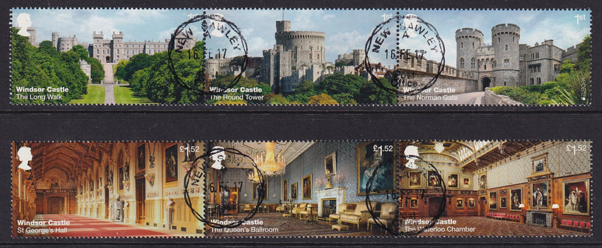 GB 2017 SG 3920-3925 Windsor Castle VFU