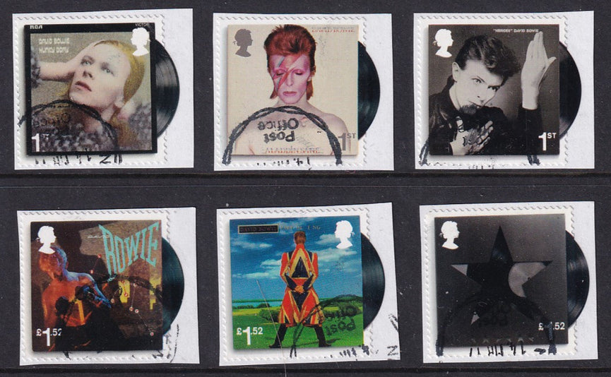 GB 2017 SG 3933-3938 David Bowie VFU