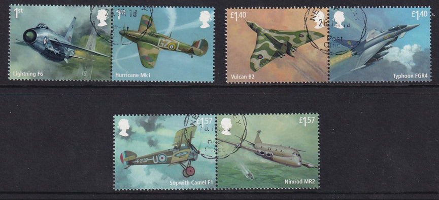 GB 2018 SG 4058-4063 RAF Centenary VFU