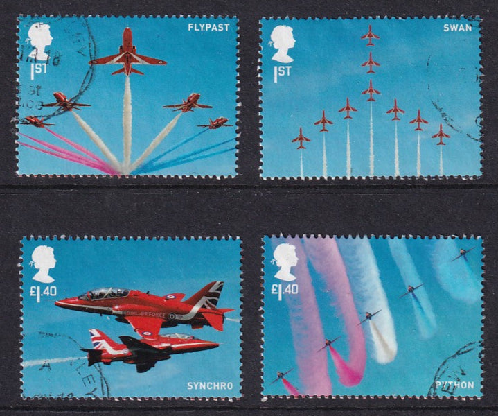 GB 2018 SG 4067 - 4070 RAF Centenary (Stamps from MS4064) VFU
