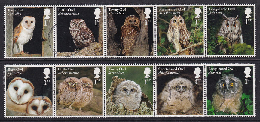 GB 2018 SG 4082-4091 Owls VFU
