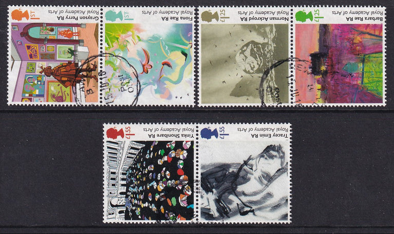 GB 2018 SG 4093-4098 Royal Academy VFU