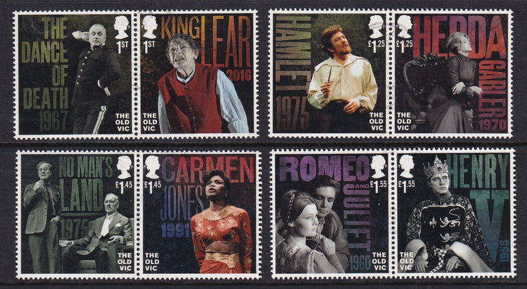 GB 2018 SG 4125-4132 Old Vic VFU