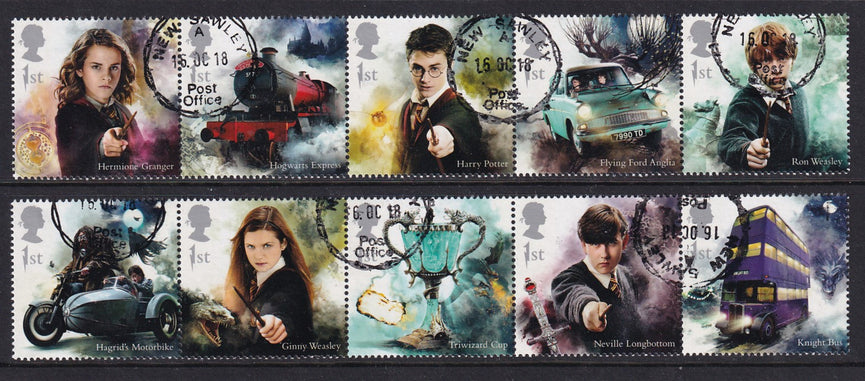 GB 2018 SG 4141-4150 Harry Potter VFU