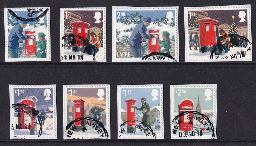GB 2018 SG 4154-4161 Christmas VFU