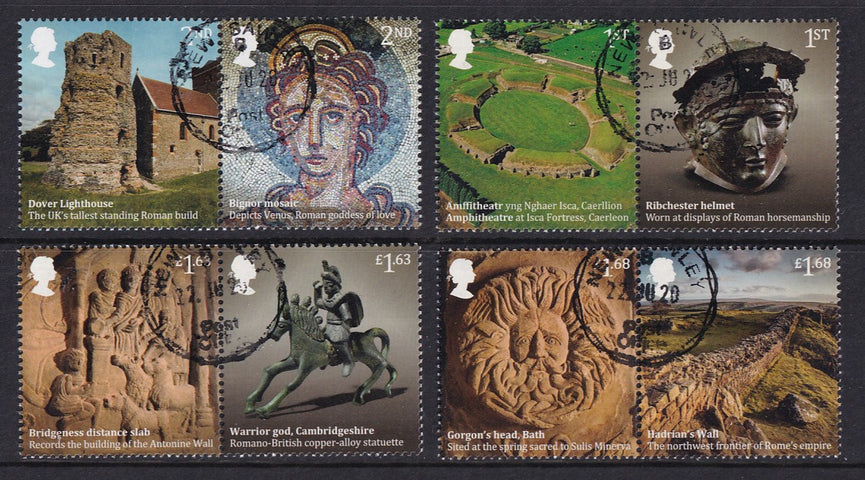 GB 2020 SG 4380-4387 Roman Britain VFU