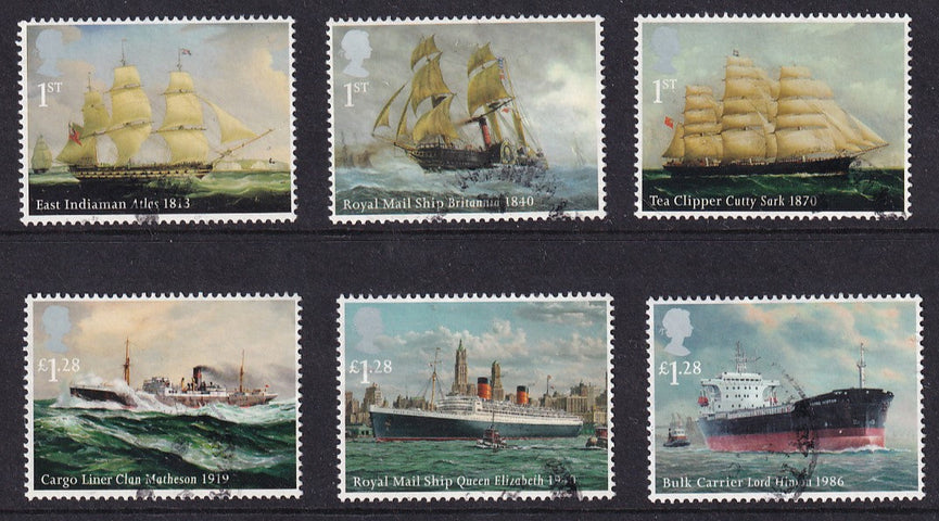 GB 2013 SG 3519-3524 Merchant Navy VFU