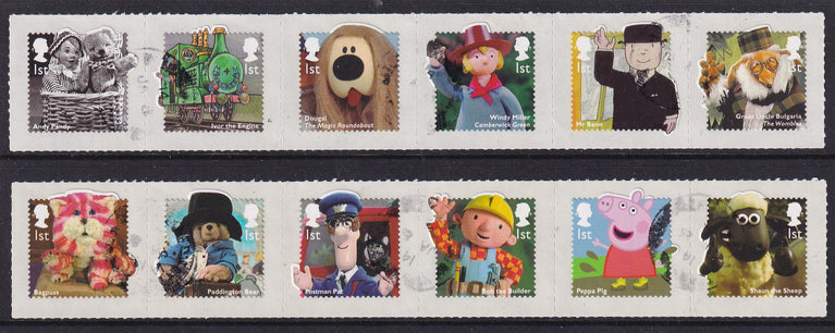 GB 2014 SG 3552-3563 Classic Children's TV VFU