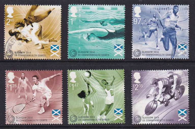 GB 2014 SG 3619-3624 Commonwealth Games Scotland VFU