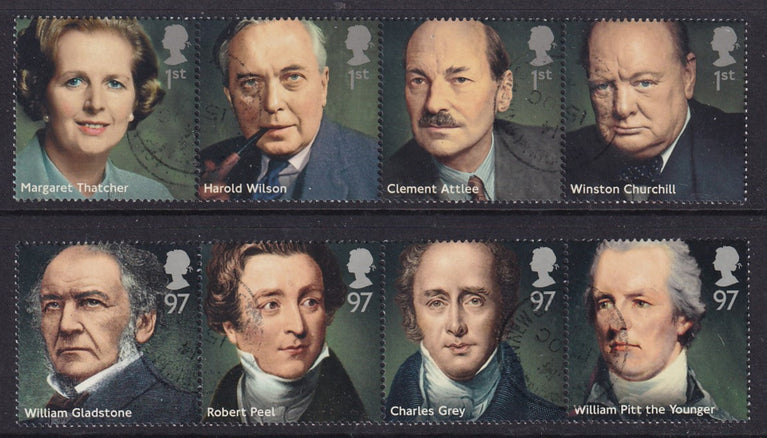 GB 2014 SG 3642-3649 British Prime Ministers VFU