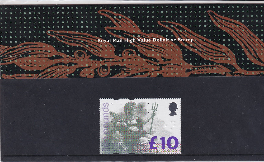 GB 1993 PACK 28 £10 HIGH VALUE DEFINITIVE PRESENTATION PACK