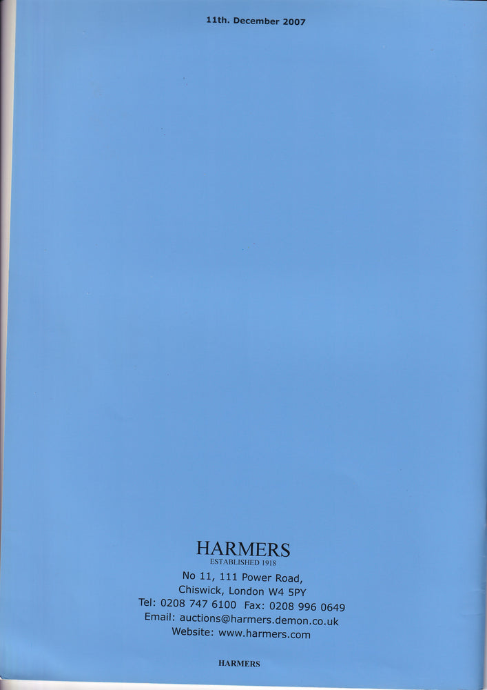 HARMERS 2007 11th DEC "GAETANO VULLO" THE BALOON POSTS OF PARIS 1870 - 1871