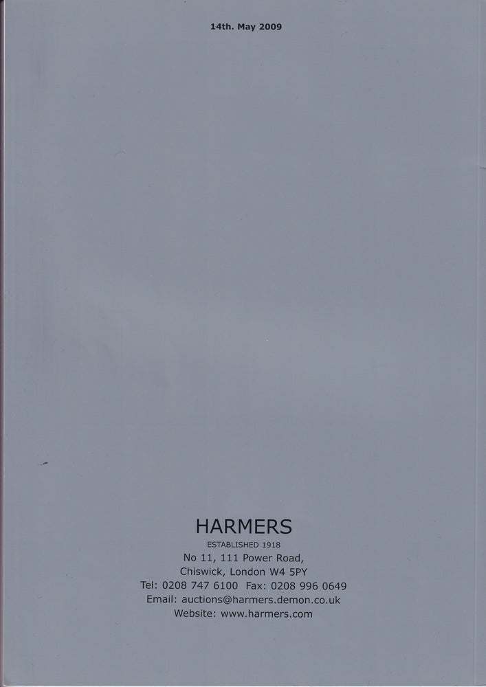 HARMERS 2009 14th MAY SELECTED STAMPS COVERS AND COLLECTIONS OF THE WORLD