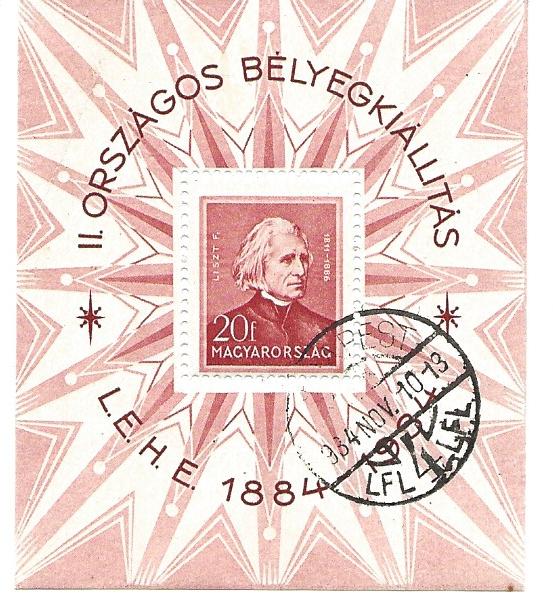 HUNGARY 1934 6th MAY PHILATELIC EXHIBITION MS568 VFU CAT £225