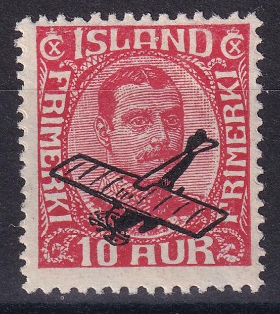 ICELAND 1928 SG 156 10a SCARLET CAT £1.20