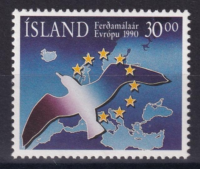 ICELAND 1990 SG 759 EUROPEAN TOURISM YEAR SET MNH CAT £2.30