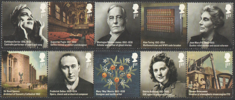 GB 2012 Commemorative Year Collection 10 Sets U/M - FACE VALUE £114.92