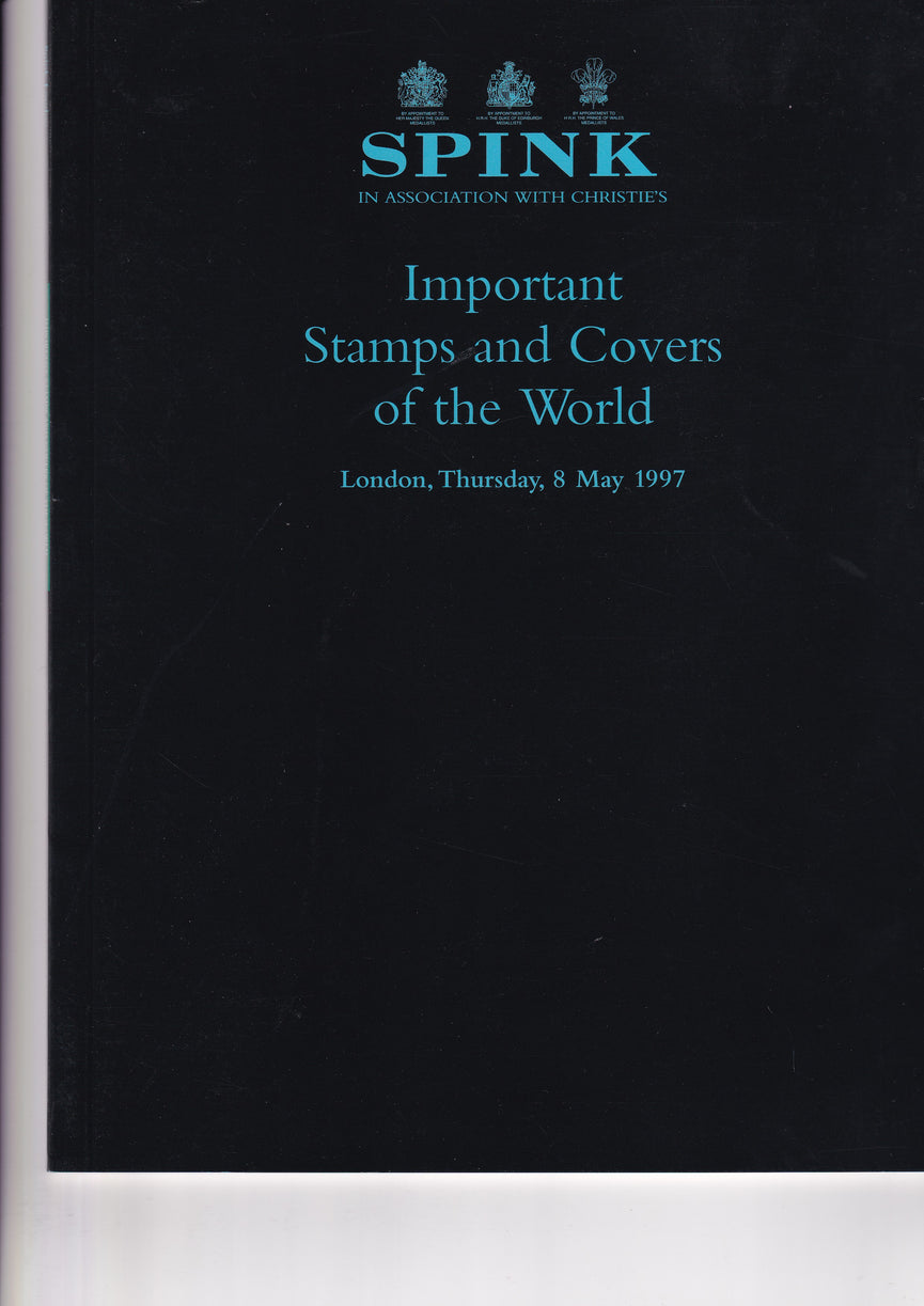 SPINK 1997 1163 THU 8th MAY IMPORTANT STAMPS AND COVERS OF THE WORLD