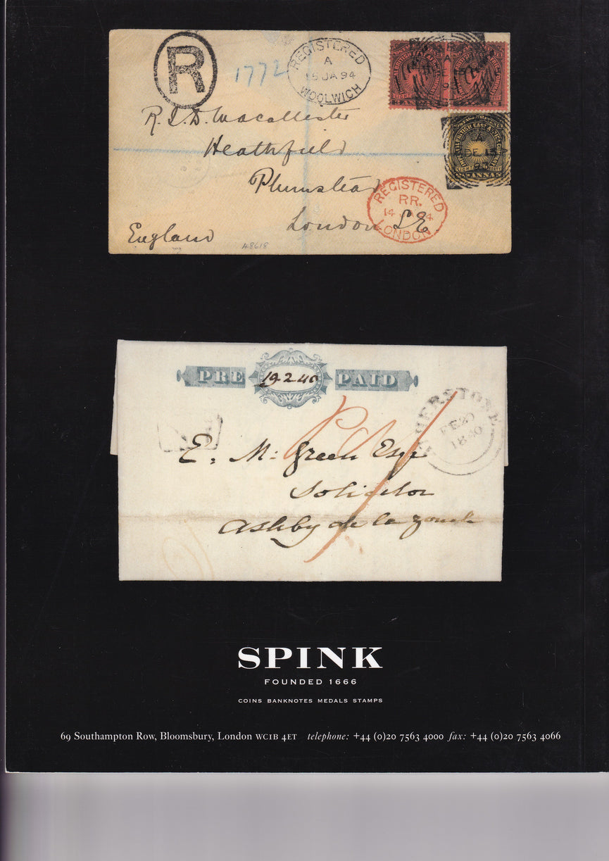 SPINK 2002 THU 23rd/ 24th MAY STAMPS AND COVERS OF THE WORLD