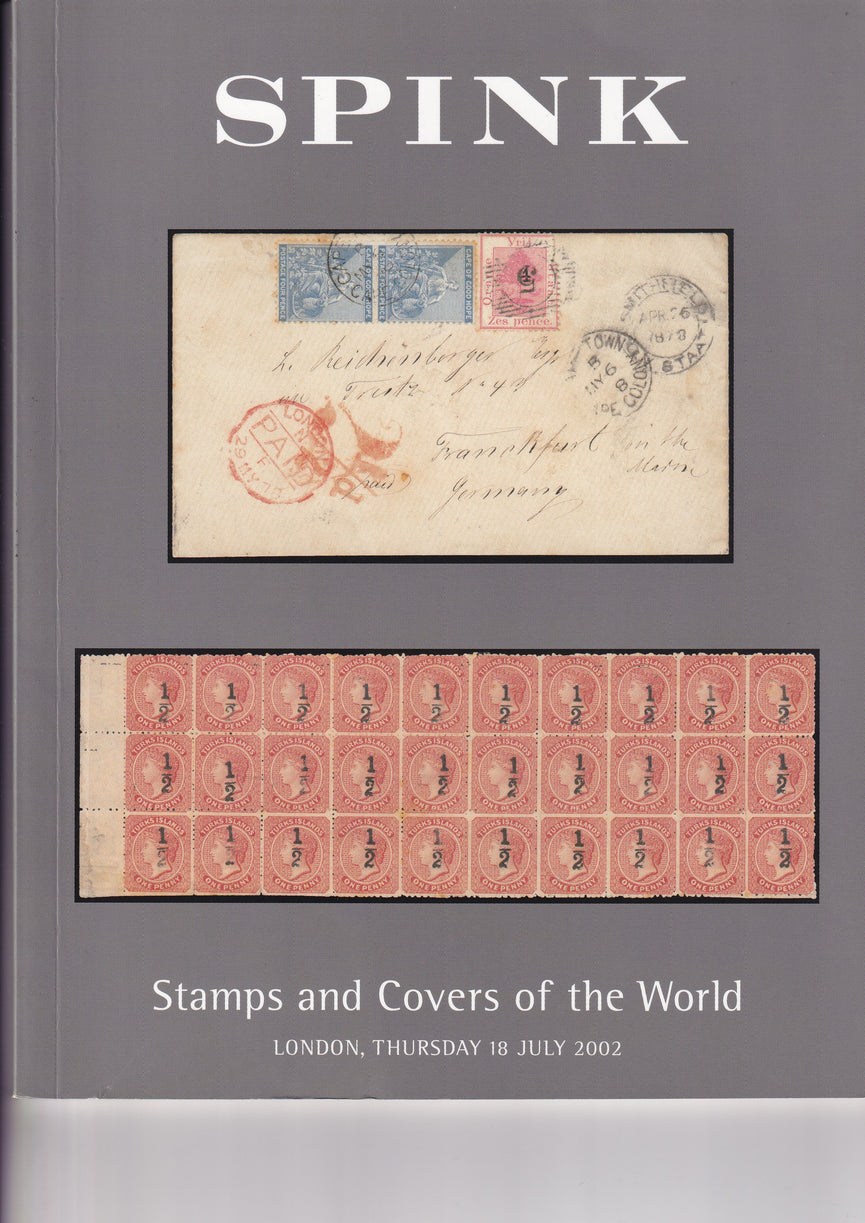 SPINK 2002 THU 18th JULY STAMPS AND COVERS OF THE WORLD