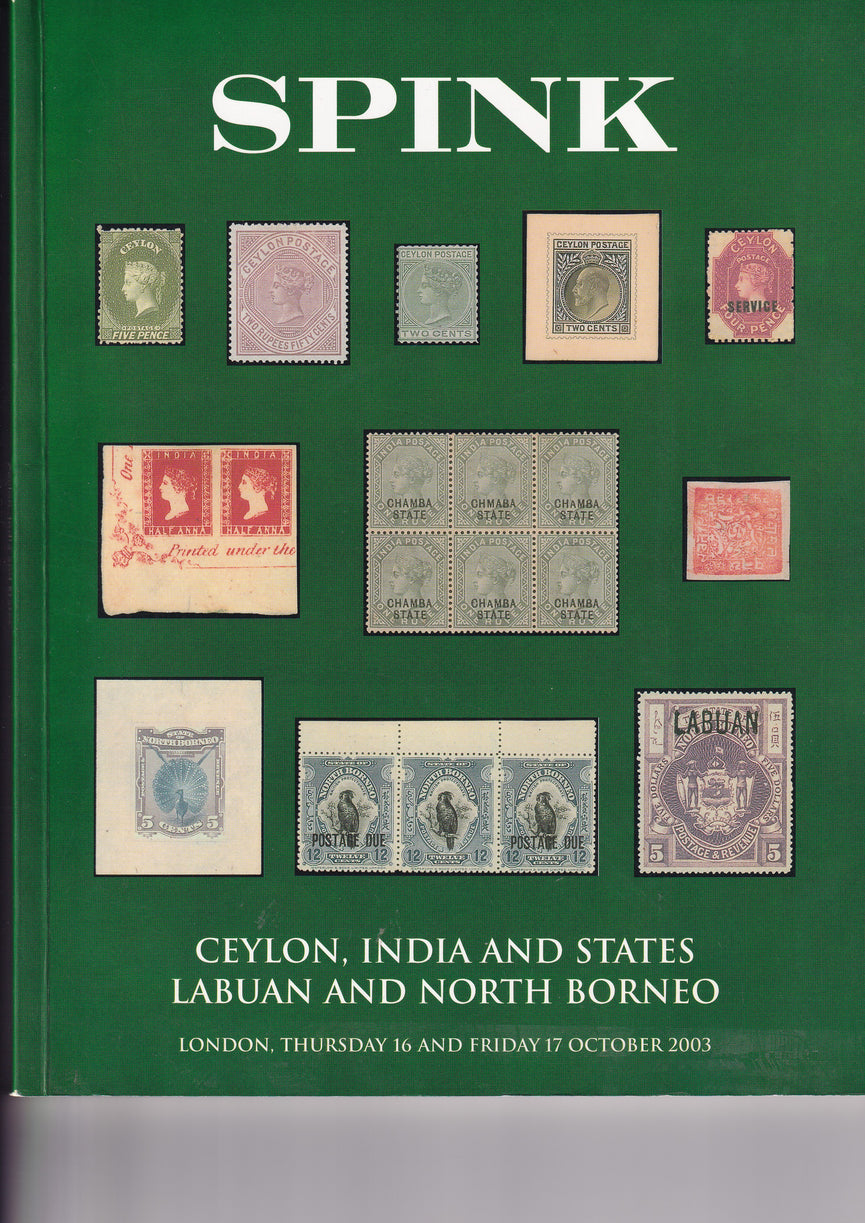 SPINK 2003 3022 THU 30th OCT BRITISH WEST INDIES  ESTATE OF LATE WILLIAM FRASER