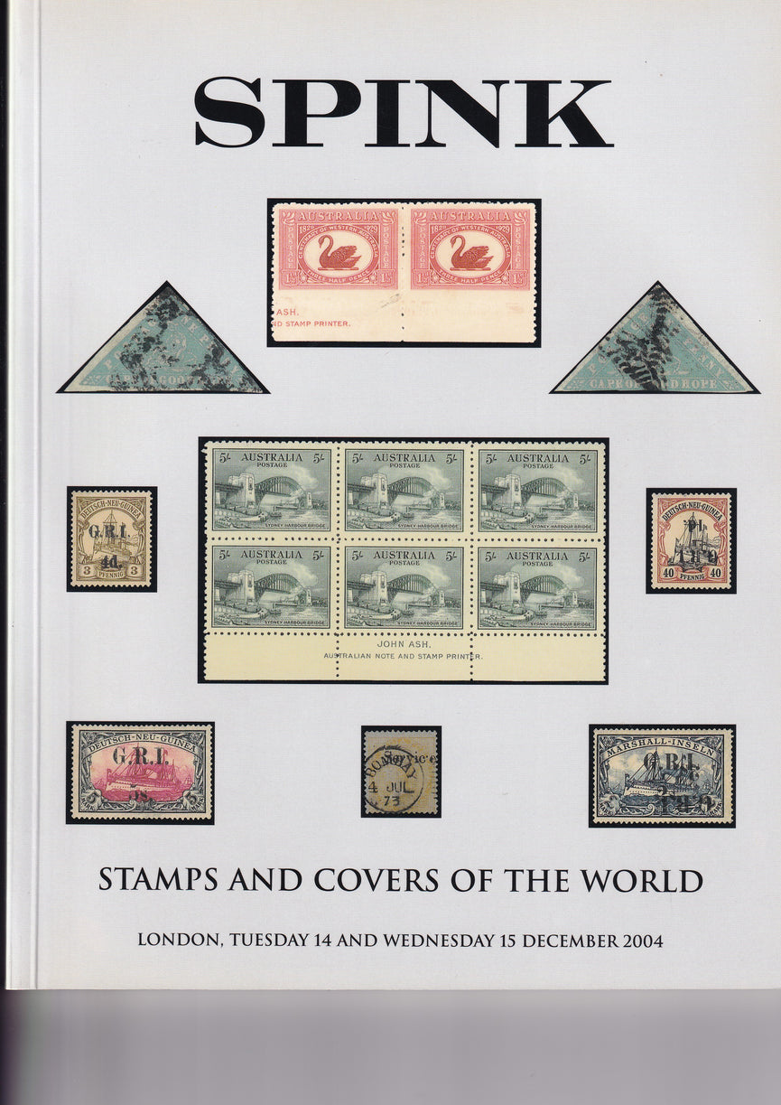 SPINK 2004 4024 TUE 14th & WED 15th DEC STAMPS AND COVERS OF THE WORLD