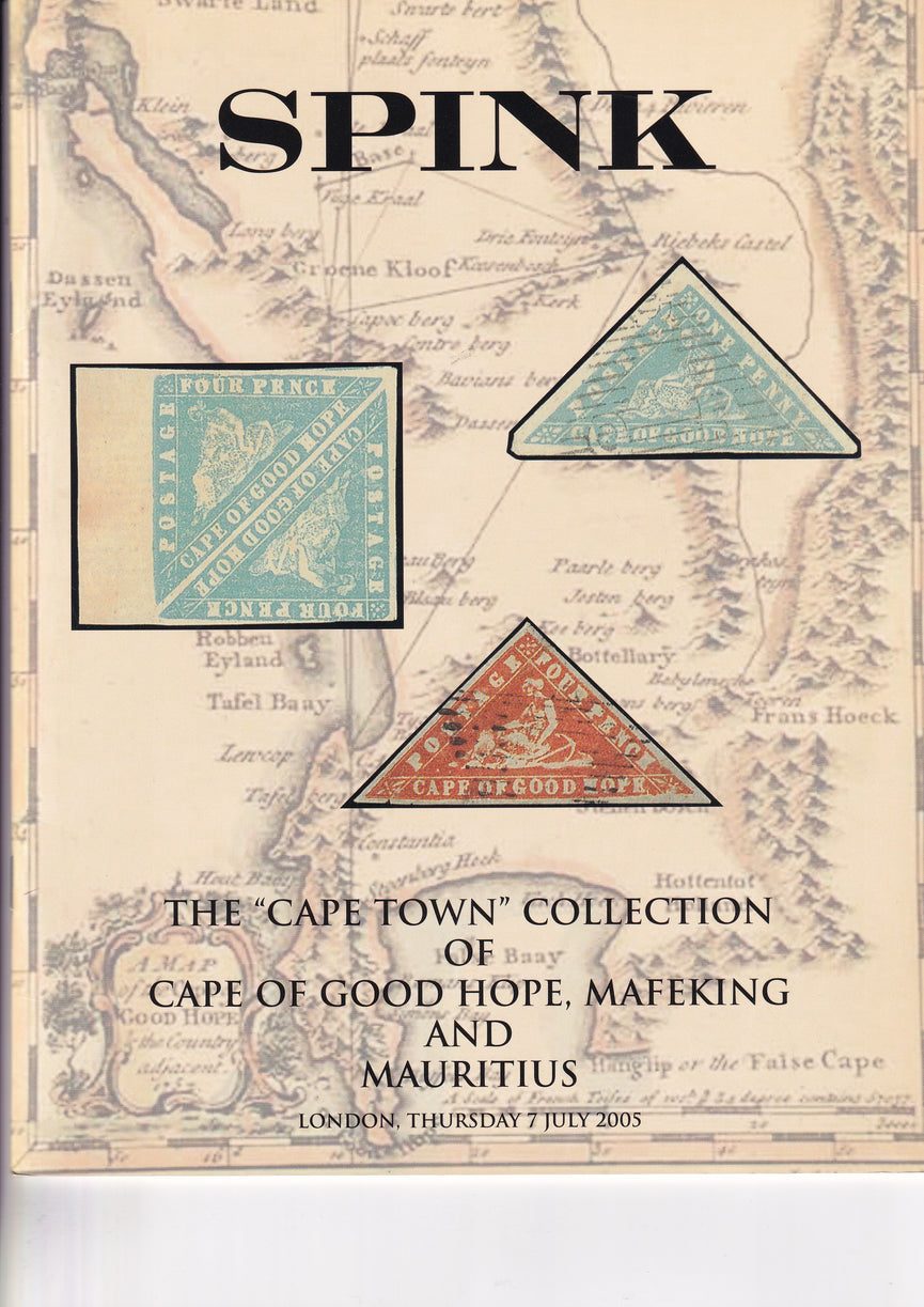 SPINK 2005 5029 THU 7th JUL CAPE TOWN COLLECTION OF C.O.G.H. MAFEKING &MAURITIUS