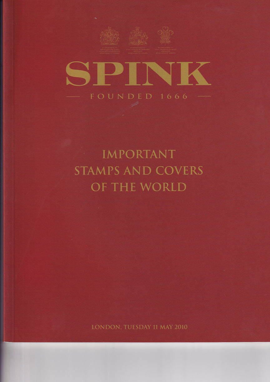 SPINK 2010 1016 11th MAY IMPORTANT STAMPS AND COVERS OF THE WORLD