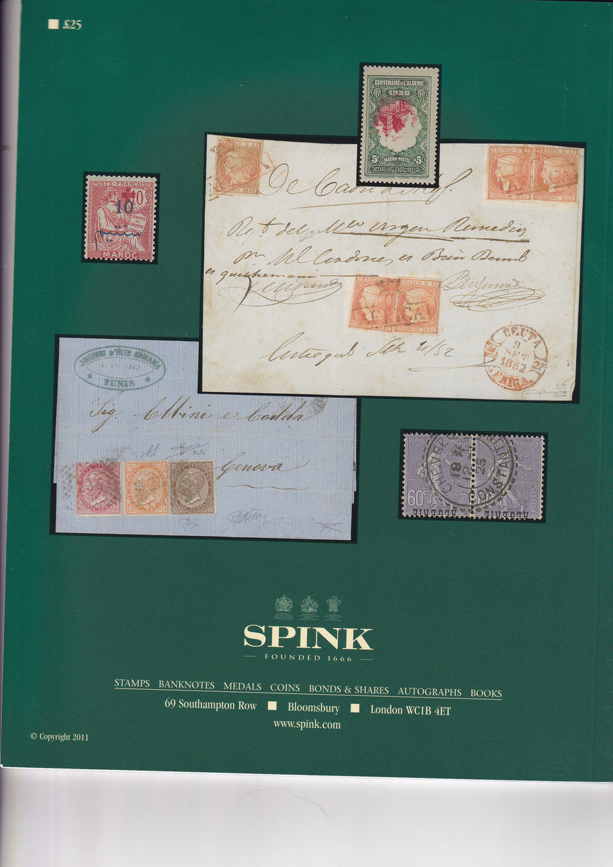 SPINK 2011 11037 18th OCT PEARLS OF ARABIA ALGERIA, TUNISIA AND MOROCCO