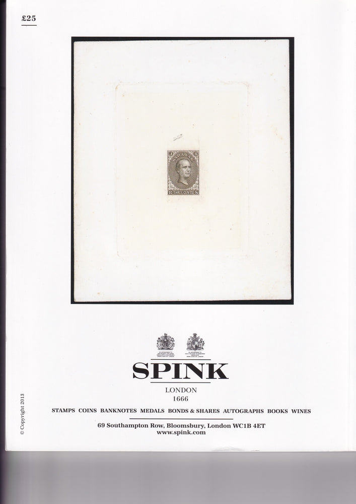 SPINK 2013 13011 23-24 JAN THE COLLECTORS SERIES RHODESIA, SOUTH AUSTRALIA