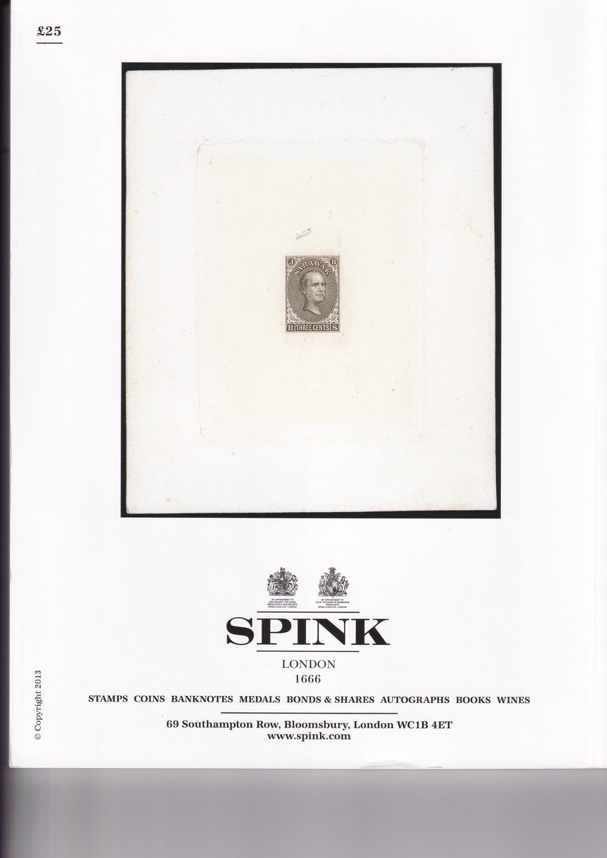 SPINK 2013 13011 23-24 JAN THE COLLECTORS SERIES RHODESIA, SOUTH AUSTRALIA