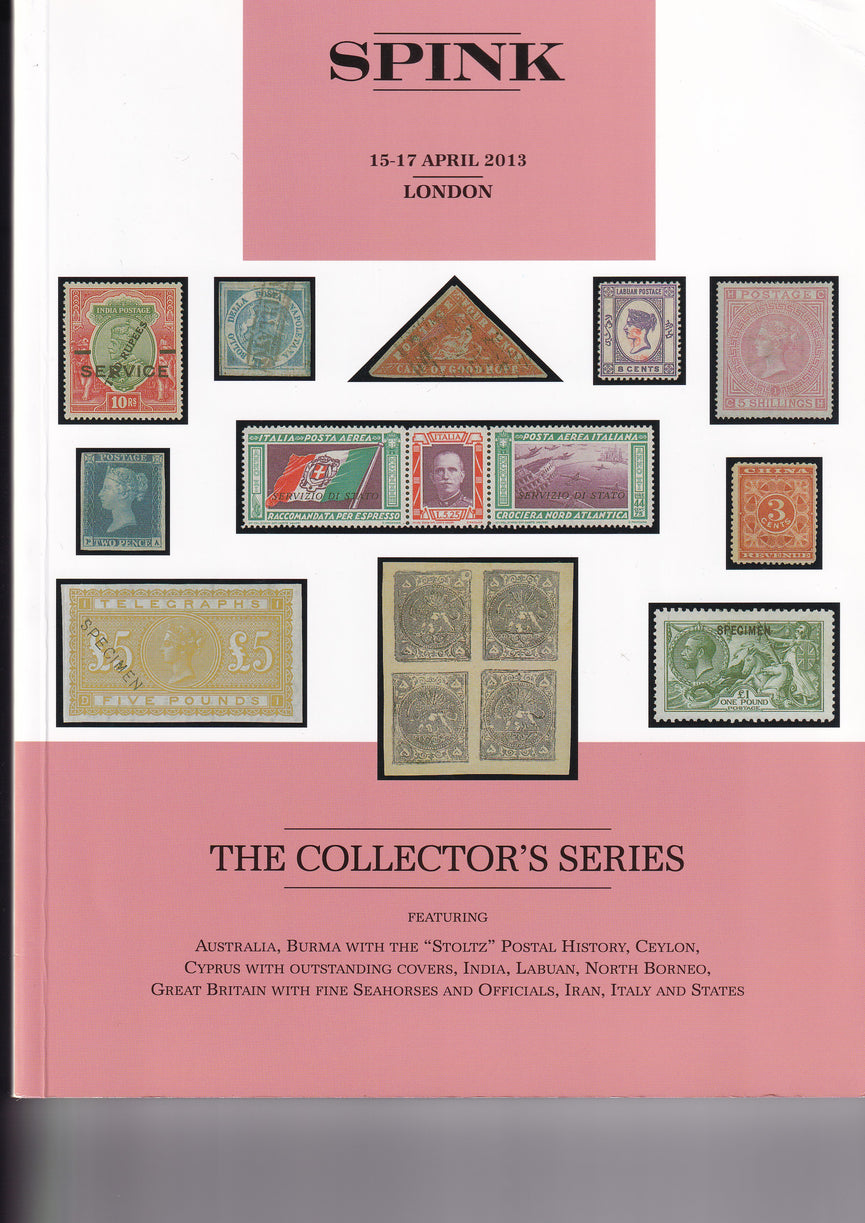 SPINK 2013 13031 15-17 APR THE COLLECTORS SERIES AUTRALIA, BURMA, CEYLON, CYPRUS