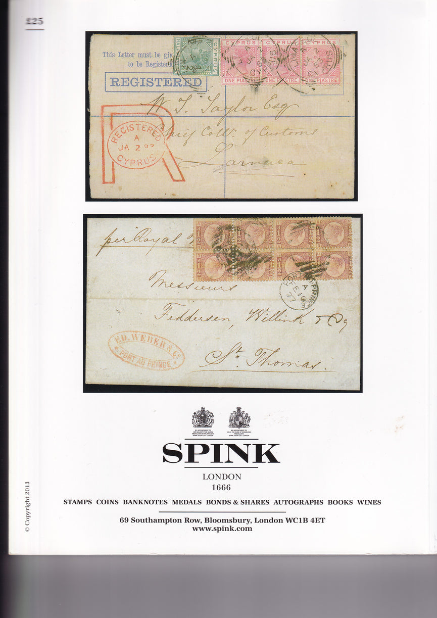 SPINK 2013 13031 15-17 APR THE COLLECTORS SERIES AUTRALIA, BURMA, CEYLON, CYPRUS