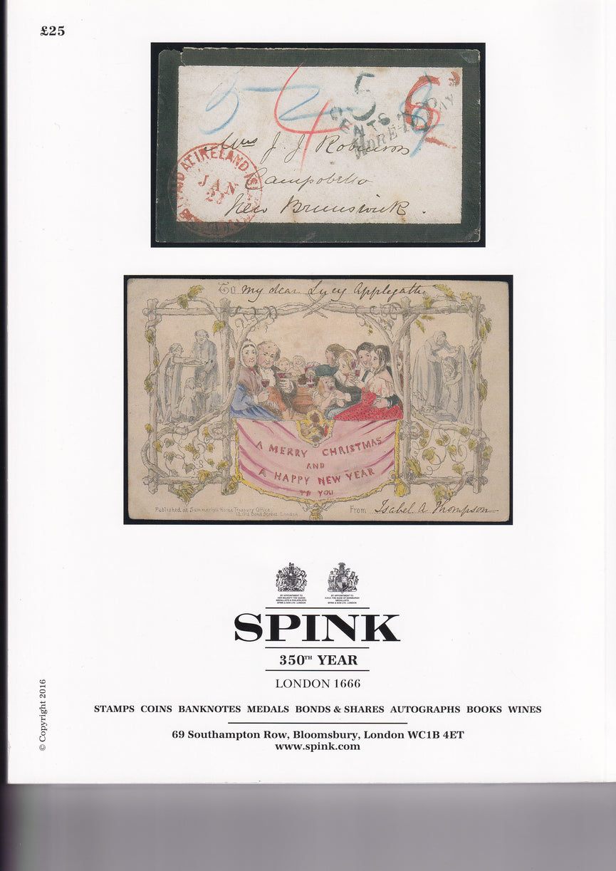 SPINK 2016 16010 27-28 JAN THE PHILATELIC COLLECTORS SERIES