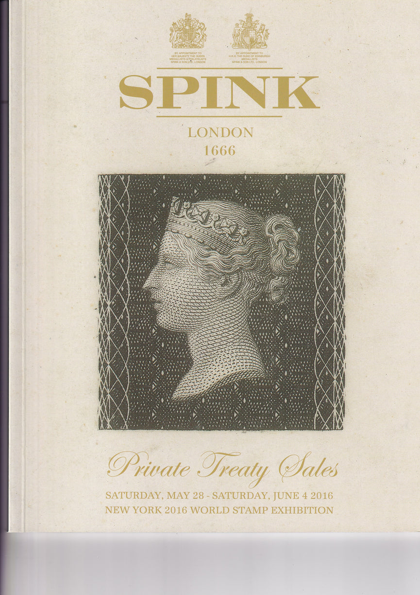SPINK 2016 28 MAY & 4 JUN PRIVATE TREATY SALES